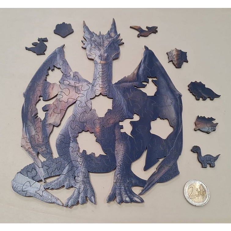 Drak Drakom - SoulPassion (67 ks) - Drevené puzzle