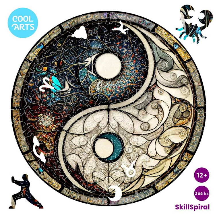 Jin Jang - SkillSpiral (266 ks) - Drevené puzzle