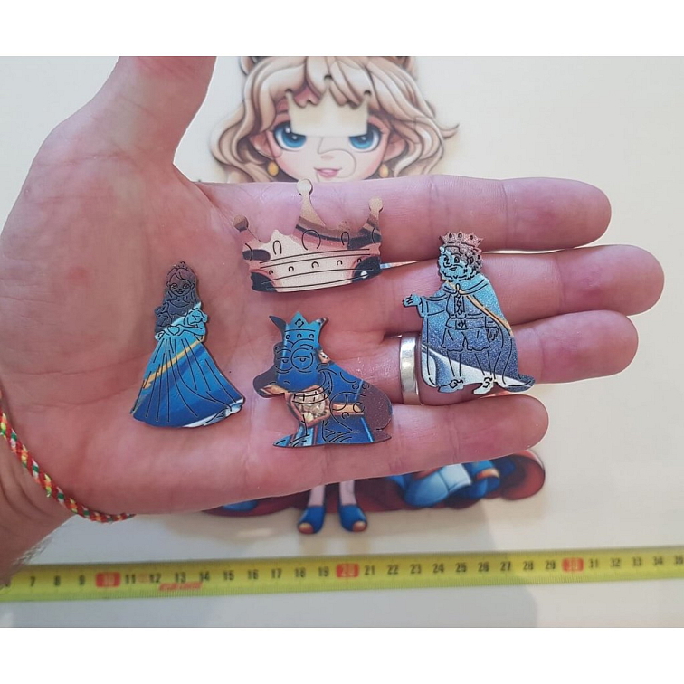 Princezná - Séria pre začiatočníkov - Drevené puzzle