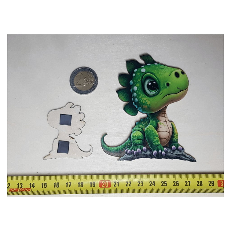 Dino - Drevená magnetka - CoolArts