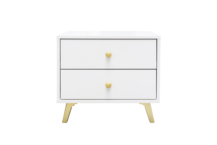 Noční stolek SIENA, 54 cm Bílá