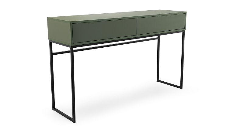 Toaletní stolek GENUA, 137 cm Olivová