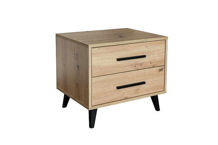 Noční stolek KOS, 53,5 cm Dub Artisan