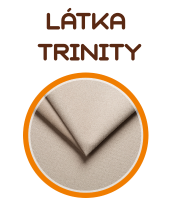 Kontinentální čalouněná postel Luxurious - Trinity 2302 (90x200 cm)