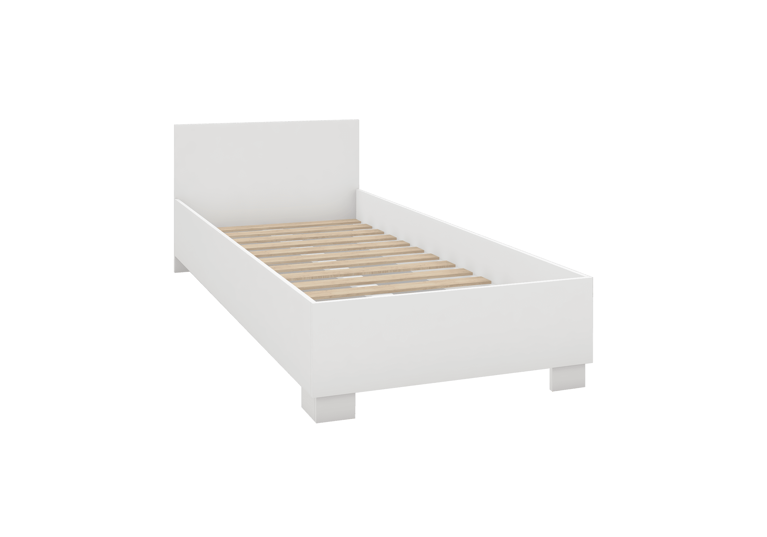 Postel OMEGA/SMYK I 90 x 200 cm 36, Bílá