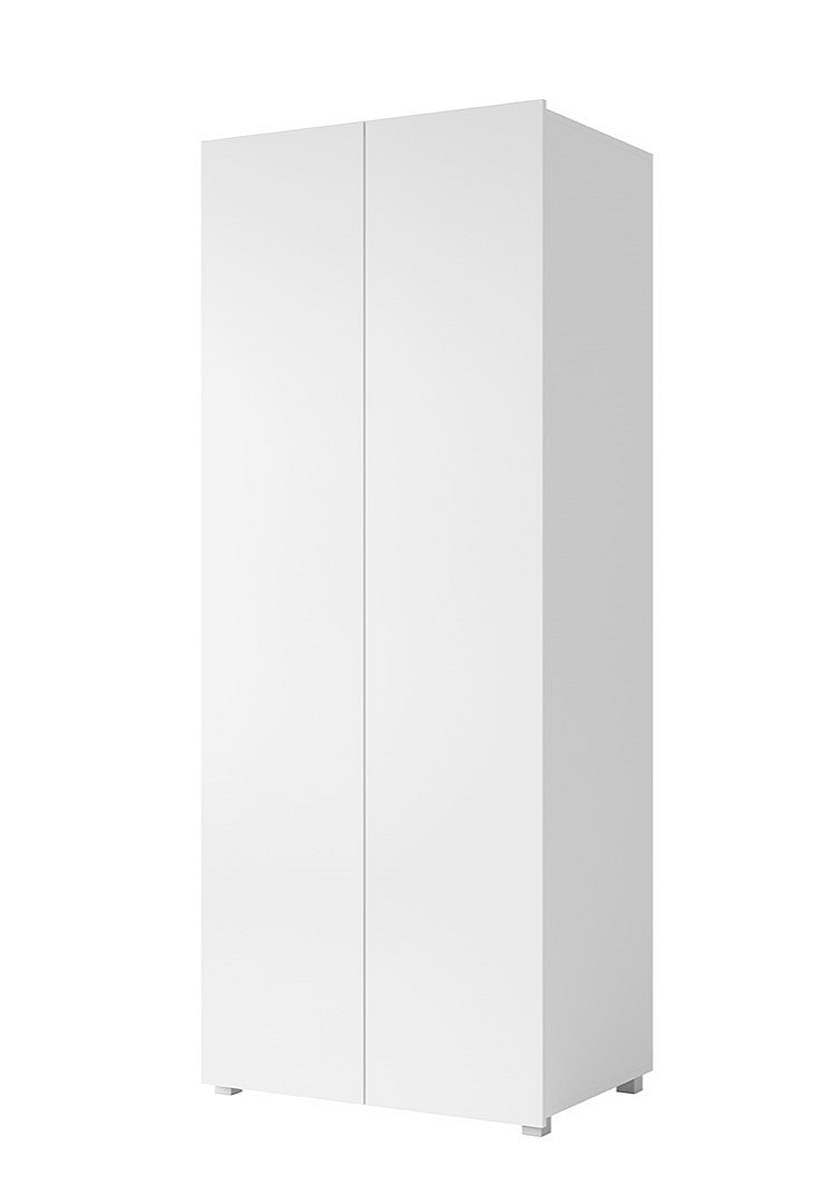 Dvoudveřová skříň LORONA SZ2D, Bílá 80 cm