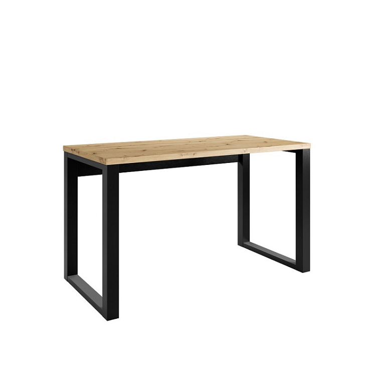 Set LOFT MAXI - kancelářský stůl + kontejner, Černá/Dub Artisan