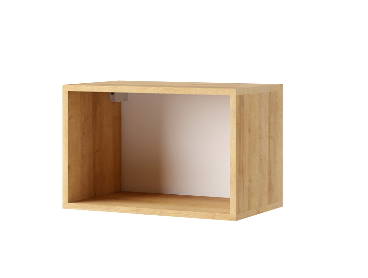 Závěsná police LORONA P50, Zlatý dub 50 cm