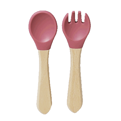 Dětská silikonová jídelní sada PupyHou, 5-dílná