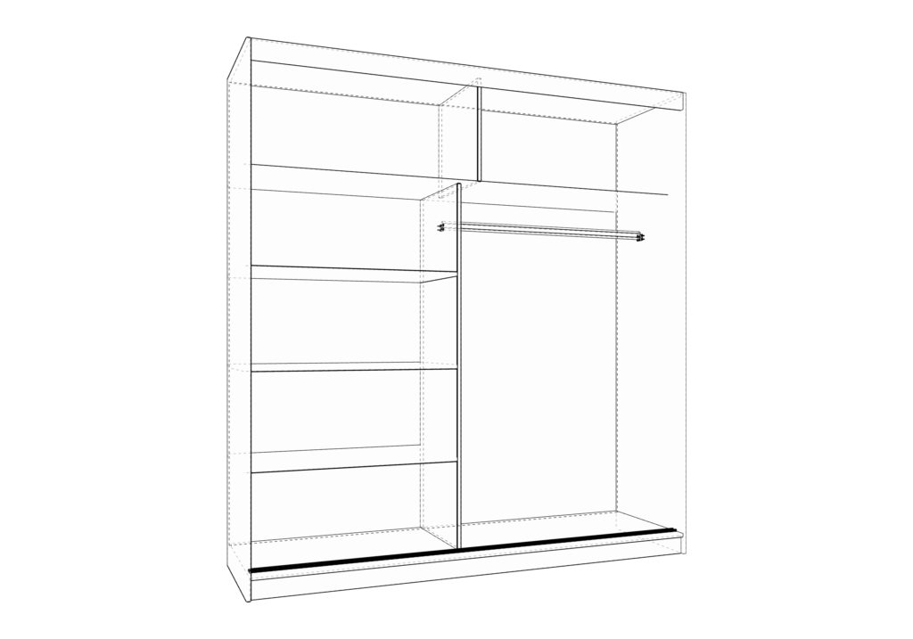 Šatní skříň Multi 42 (203cm)