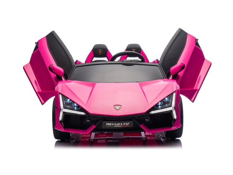 Dětské elektrické Lamborghini Revuelto XL Strong | nafukovací kola | růžová