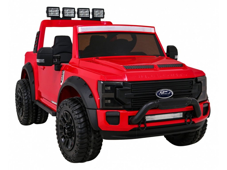 Dětský elektrický Ford Super Duty | 180W | červená