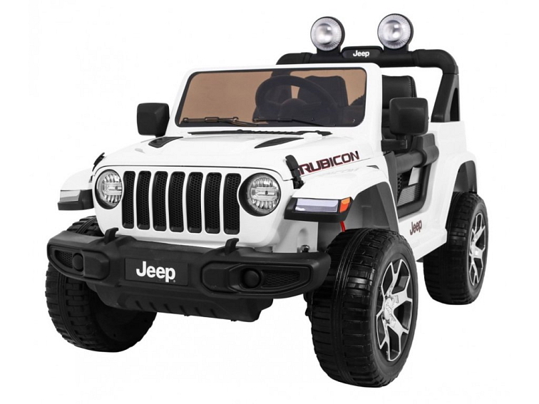 Elektrické auto pro děti Jeep Wrangler Rubicon | bílá