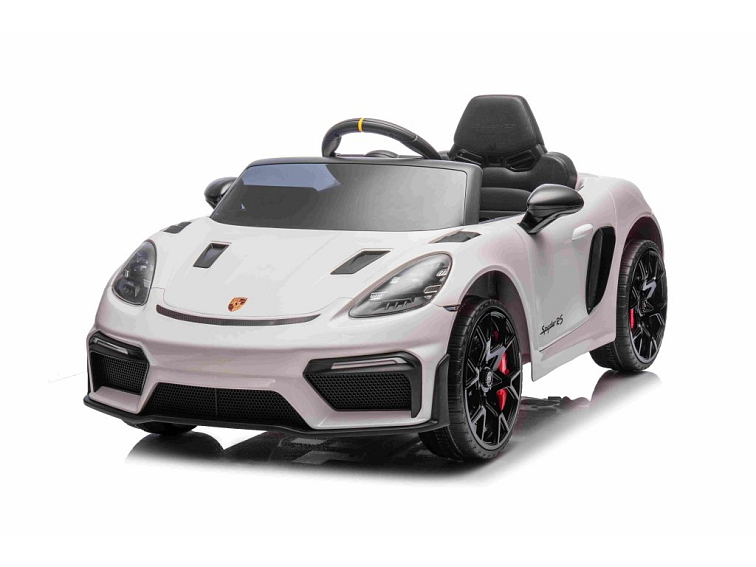 Dětské elektrické Porsche 718 Spyder | 2x45W | MP4 panel | bílá
