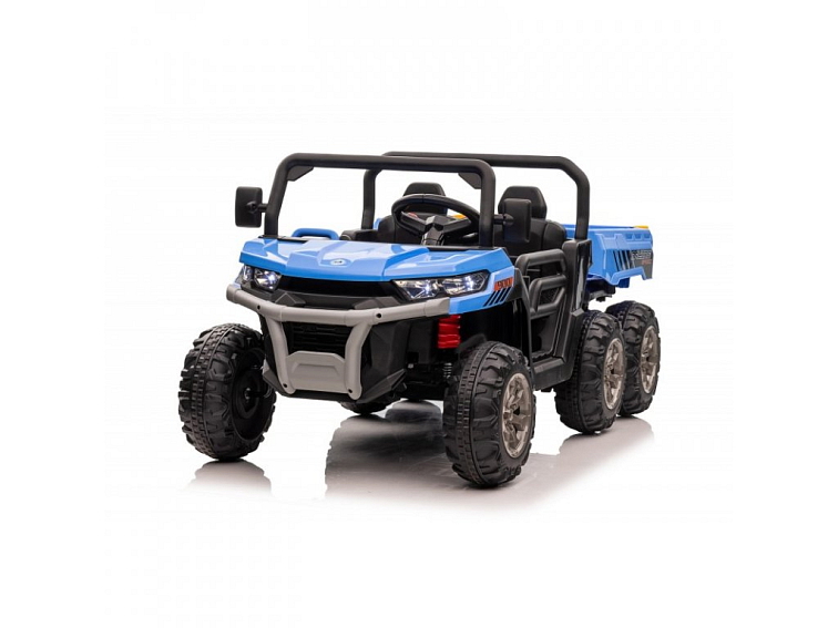 Elektrické dětské auto buggy, šestikolka 4x200W 7Ah - modrá