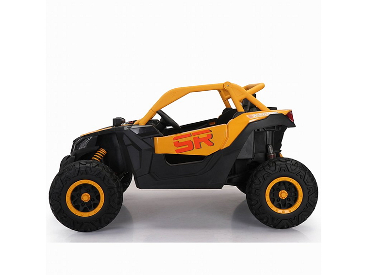Dětská elektrická buggy SUPER 66 | 4x75W | žlutá