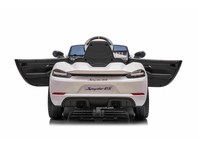 Dětské elektrické Porsche 718 Spyder | 2x45W | lakovaná bílá