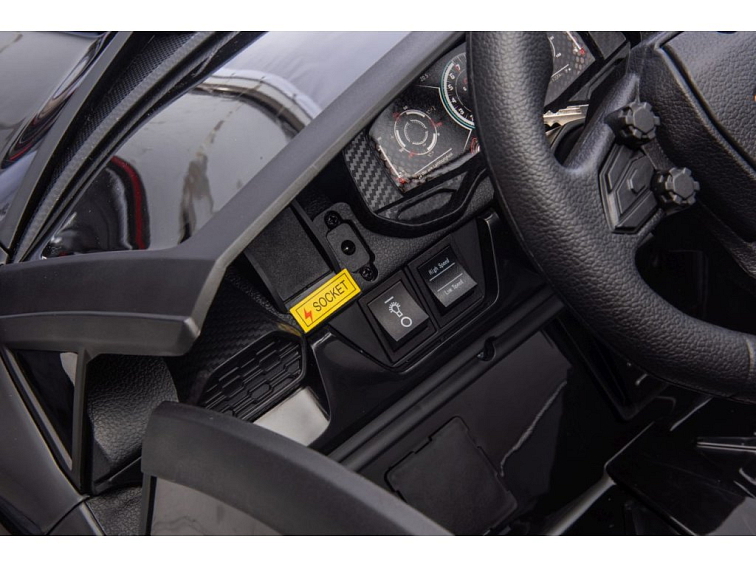 Dětské elektrické Lamborghini Revuelto XL | EVA kola | černá