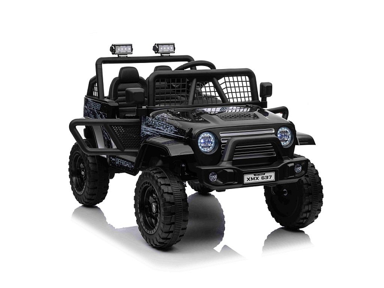 Dětské elektrické terénní autíčko OFF ROAD 4x4 | 4x35W | černá