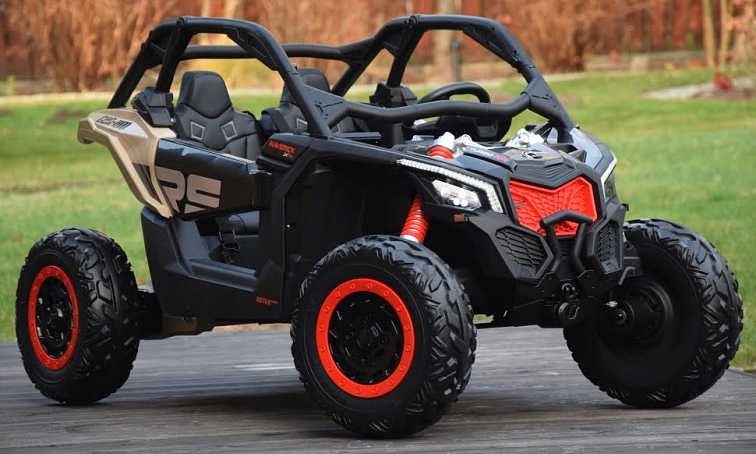 Dětská buggy CAN-AM Maverick XXL PREMIUM - 24V 20Ah - 4x200W - khaki