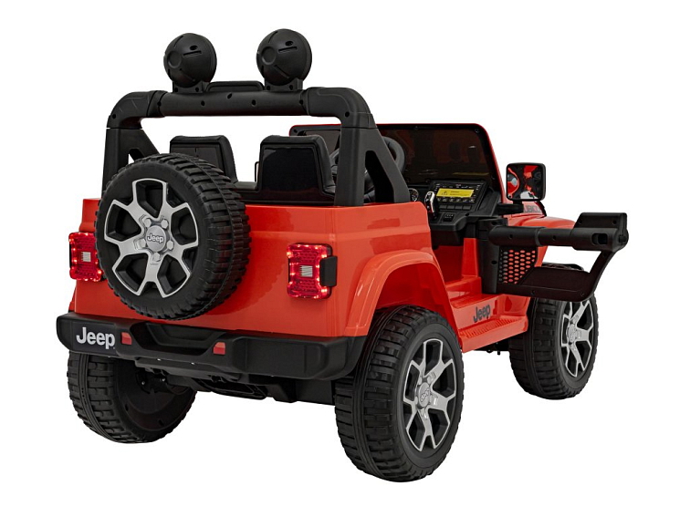 Elektrické auto pro děti Jeep Wrangler Rubicon | oranžová