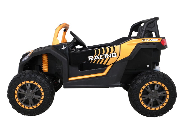 Dětská elektrická Buggy ATV Racing 4x4 | 4x200W | zlatá
