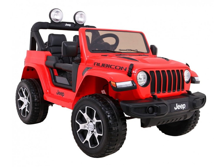 Elektrické auto pro děti Jeep Wrangler Rubicon | červená