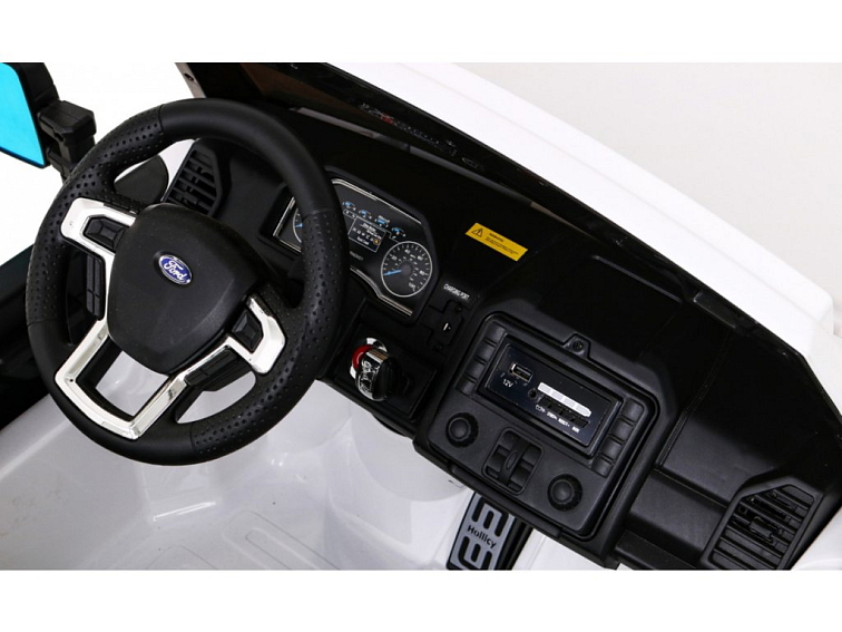 Dětský elektrický Ford Super Duty | 180W | bílá