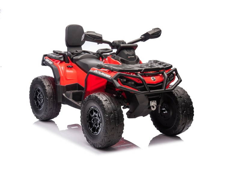 Dětská čtyřkolka CAN-AM Outlander | 180W | s dálkovým ovladačem | červená