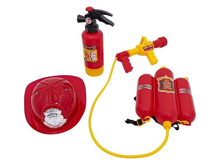 Elektrický hasičský vůz se stříkačkou