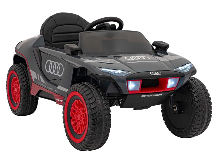 Dětský elektrický dakarský speciál Audi RSQ E-TRON šedá
