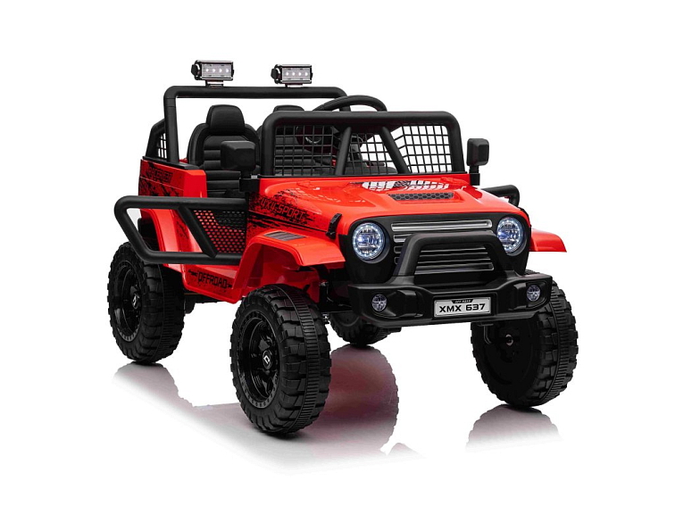 Dětské elektrické terénní autíčko OFF ROAD 4x4 | 4x35W | červená