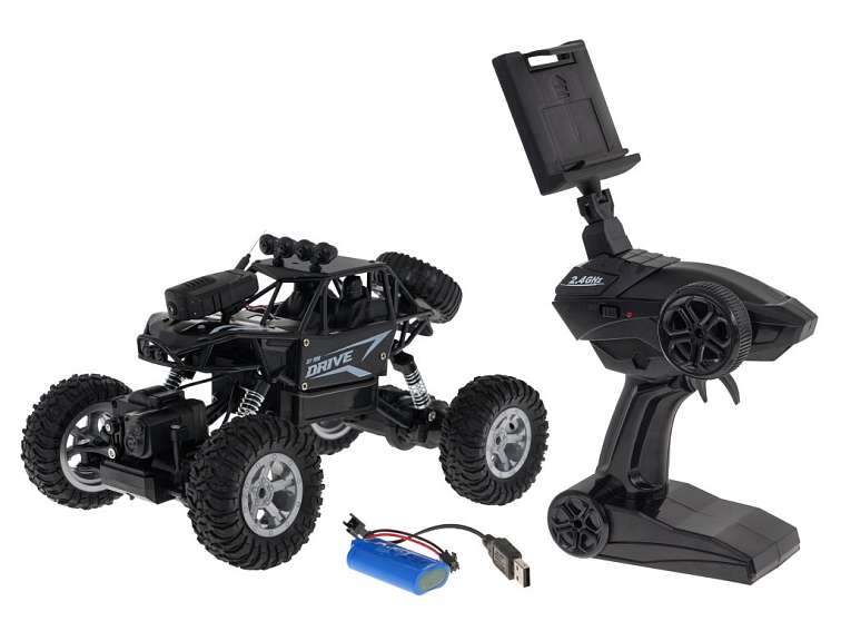 Crawler Rover | WiFi kamera | 1:14 | černá