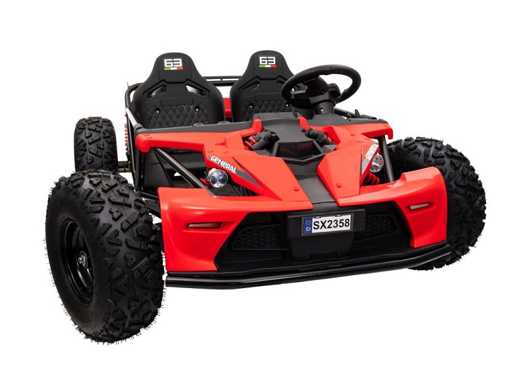Elektrické autíčko buggy GENERAL 63 | 800W | červená