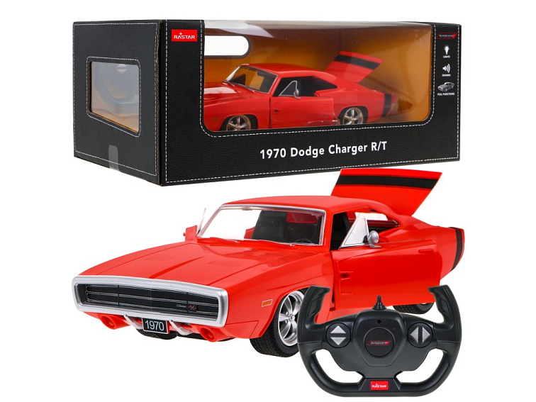 Dodge Charger R/T 1970 | RASTAR | 1:16 | červená