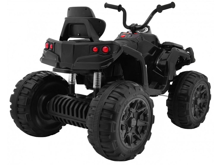 Dětská elektrická čtyřkolka ATV (dálkový ovladač) | 2x45W | černá
