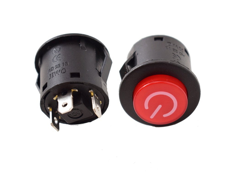 Hlavní kulatý vypínač - 3 piny