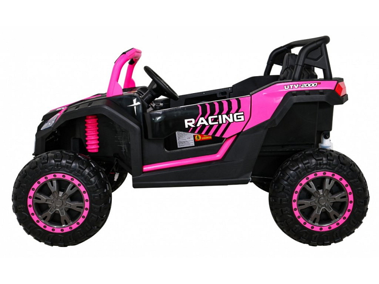 Dětská elektrická Buggy ATV Racing 4x4 | 4x200W | růžová