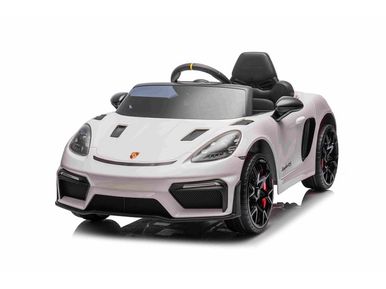 Dětské elektrické Porsche 718 Spyder | 2x45W | MP4 panel | bílá