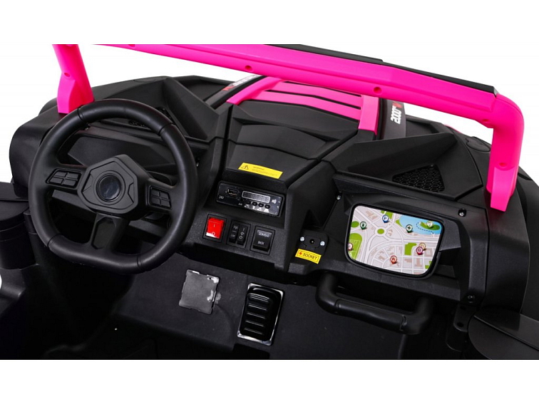 Dětská elektrická Buggy ATV Racing 4x4 | 4x200W | růžová