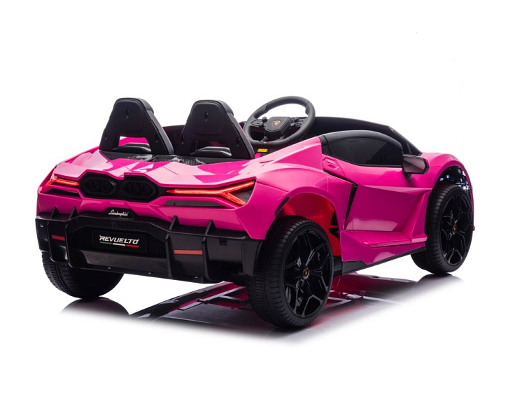 Dětské elektrické Lamborghini Revuelto XL Strong | nafukovací kola | růžová