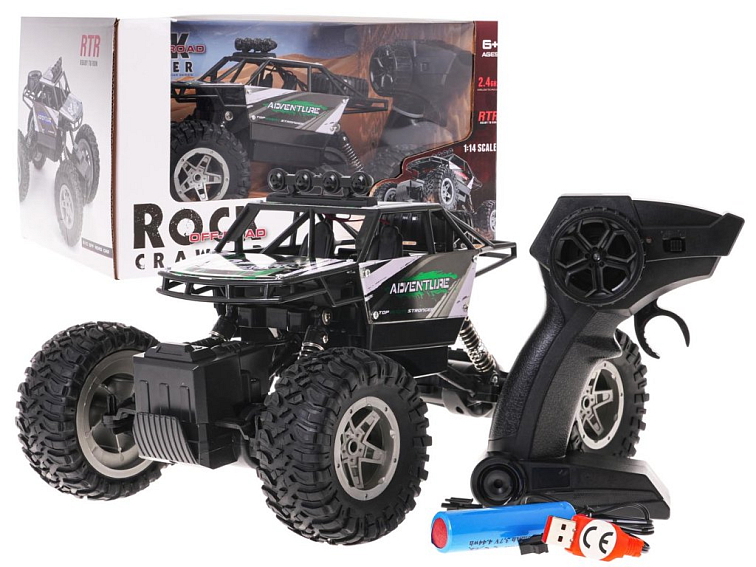 Crawler Rock SHAKE | 1:14 | 4x4 | zelená