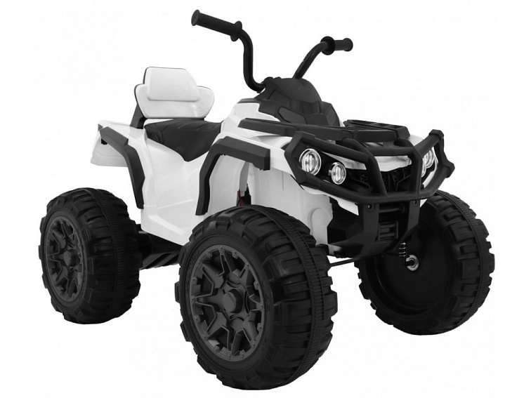 Dětská elektrická čtyřkolka ATV (dálkový ovladač) | 2x45W | bílá