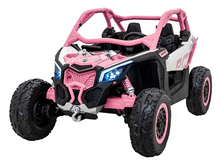 Dětská buggy CAN-AM Maverick XXL 4x200W - růžová