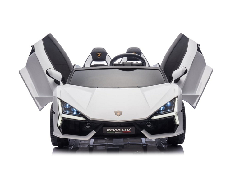Dětské elektrické Lamborghini Revuelto XL Strong | nafukovací kola | bílá