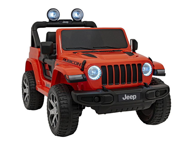 Elektrické auto pro děti Jeep Wrangler Rubicon | oranžová