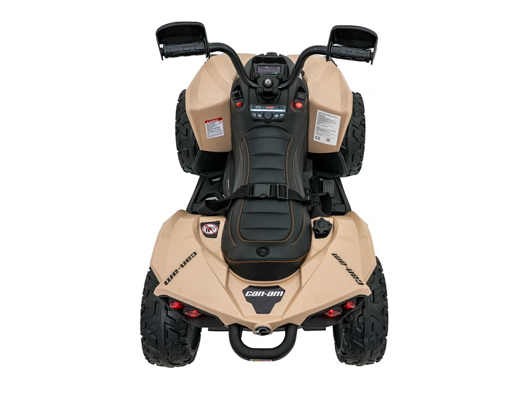 Dětská elektrická čtyřkolka CAN-AM Maverick | 2x200W | khaki