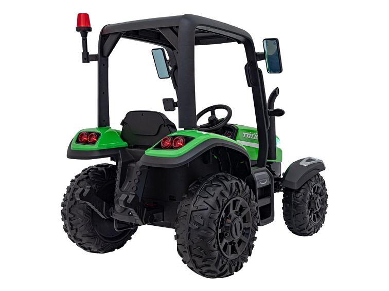 Elektrický traktor s valníkem pro děti BLAST 206 | 2x200W | zelená