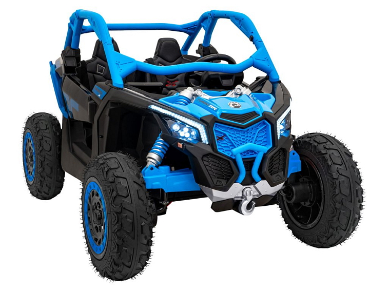 Dětská elektrická Buggy CAN-AM Maverick XXL Premium Deluxe 640W 24V 20AH | modrá