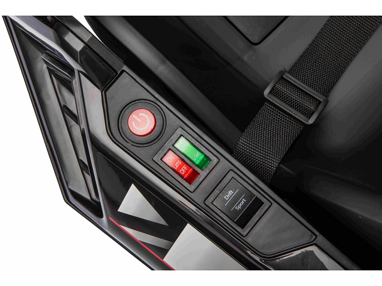 Audi elektrická driftovací motokára 2x150W | černá